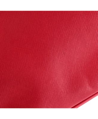 Small Double Zip Lux Tote Saffiano Leather