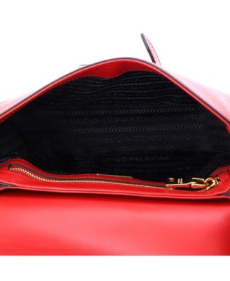 Small Embleme Flap Bag Saffiano Leather