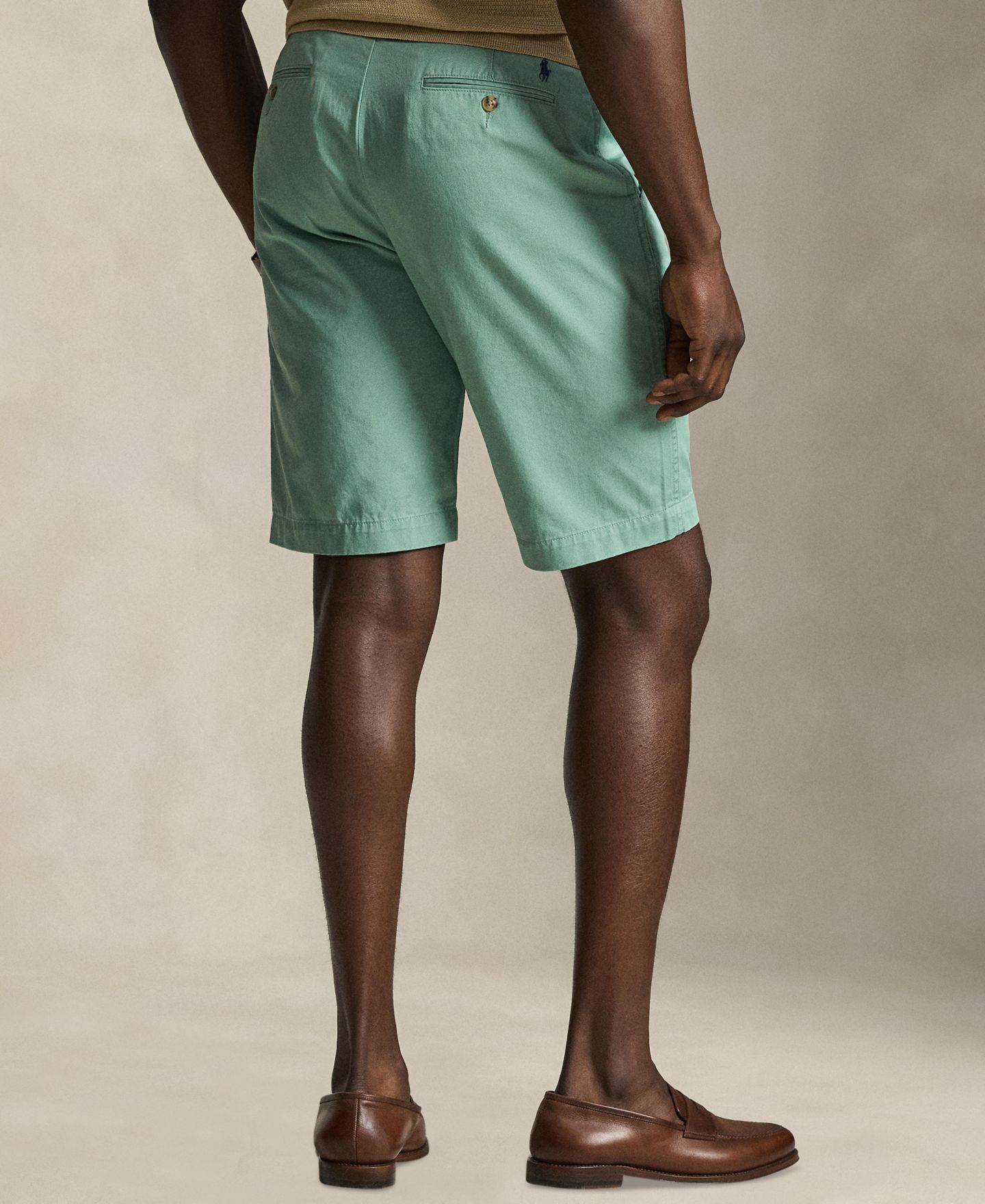 Мужские шорты Polo Ralph Lauren Big & Tall Surplus Relaxed-Fit Chino, цвет: Зелёный — фото 4