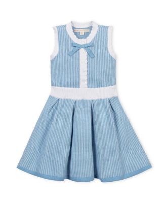 Toddler Girls Button Front Tank Sweater Dress