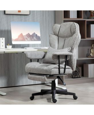 Executive Office Chair for Big and Tall with Lumbar Support and Foot Rest