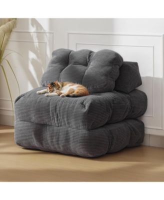Folding Sofa Bed,Convertible Sleeper Chair with Pillow