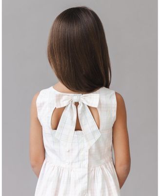 Big Girls Organic Stretch Poplin Button Back Party Dress