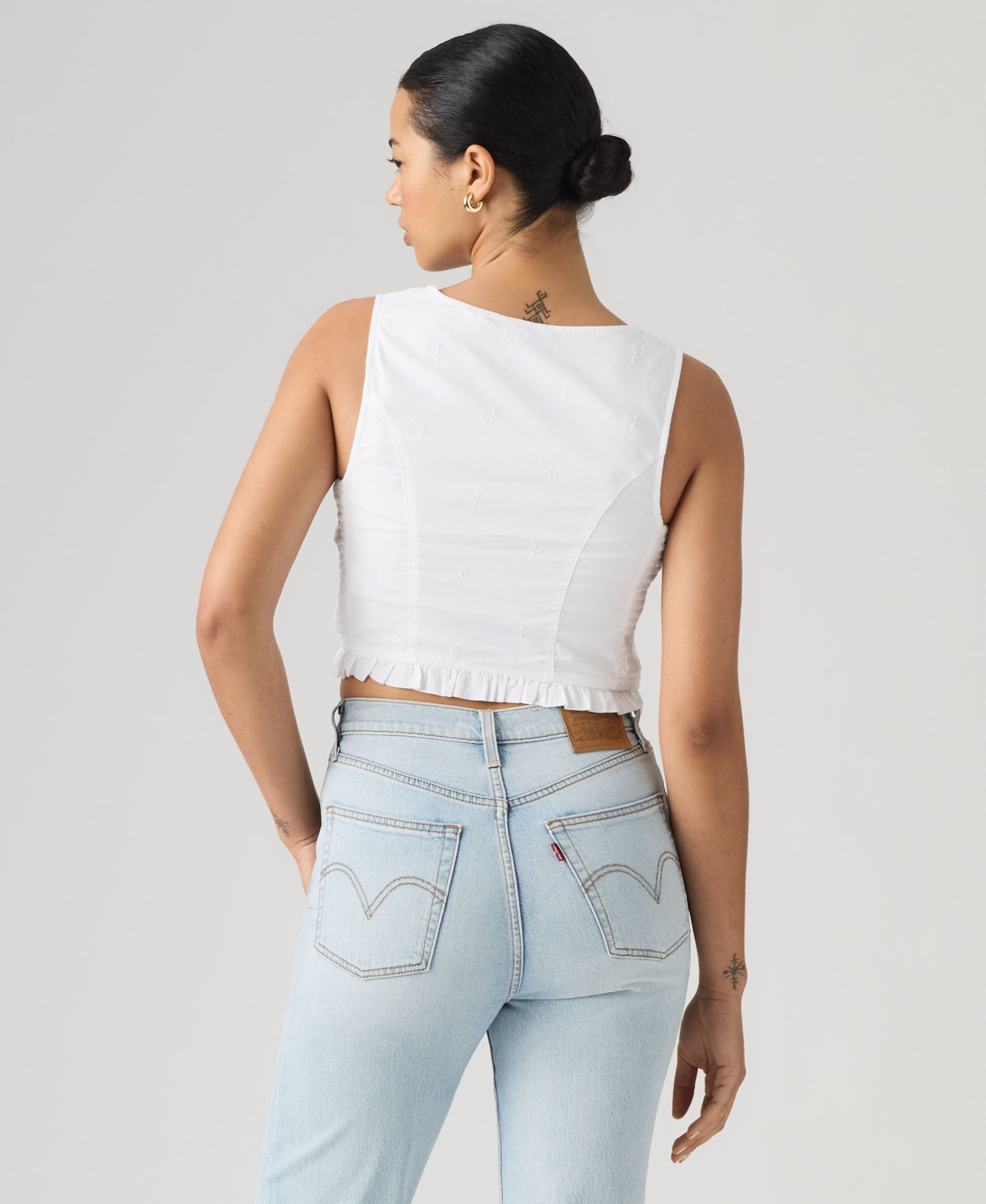 Plus Size Teagan V-Neck Sleeveless Blouse