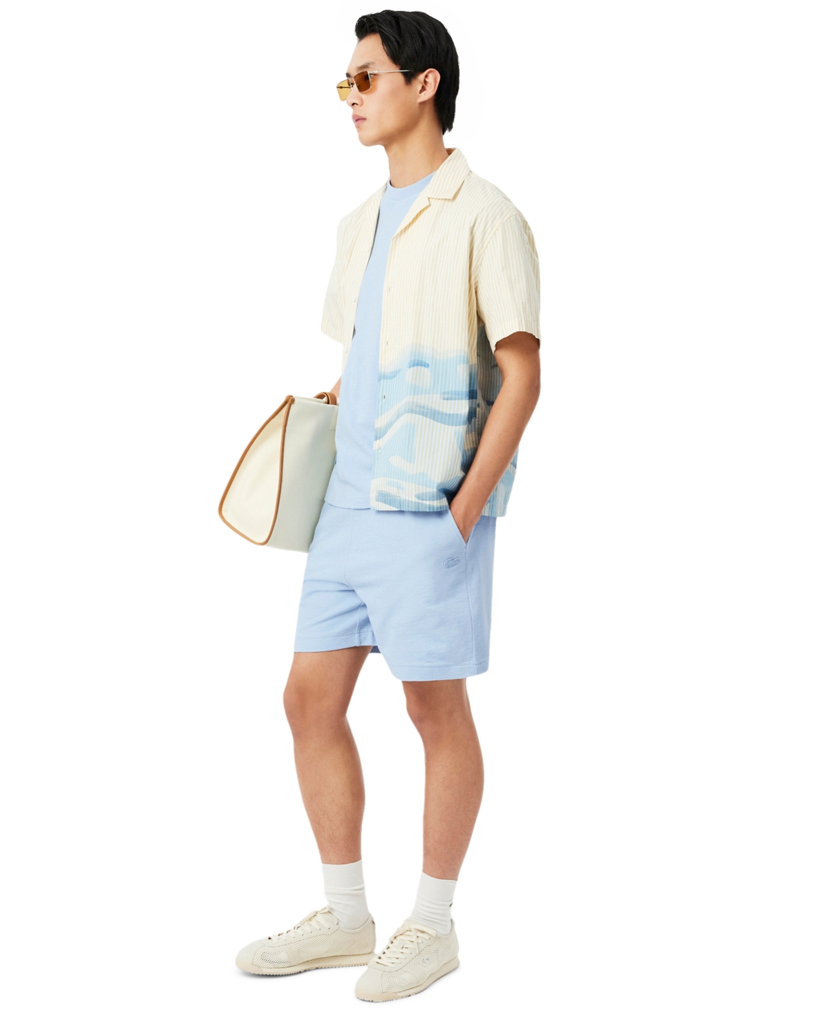 Lacoste Men's Textured Crewneck Jersey T-Shirt