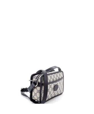 Mini Interlocking G Patch Camera Bag GG Coated Canvas