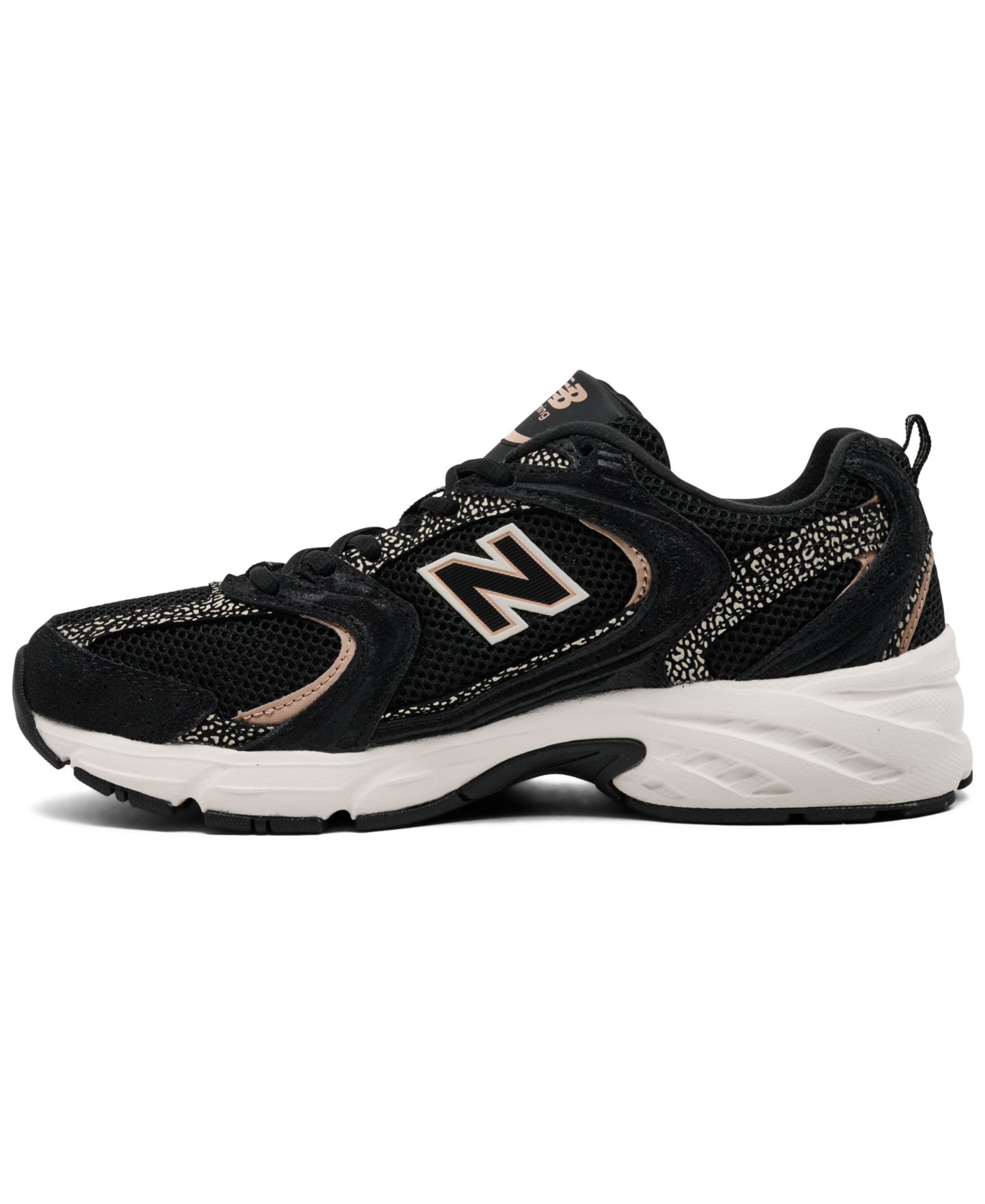 Мужские кроссовки New Balance 530 Sneakers, цвет: Чёрный / Серо-коричневый — фото 3