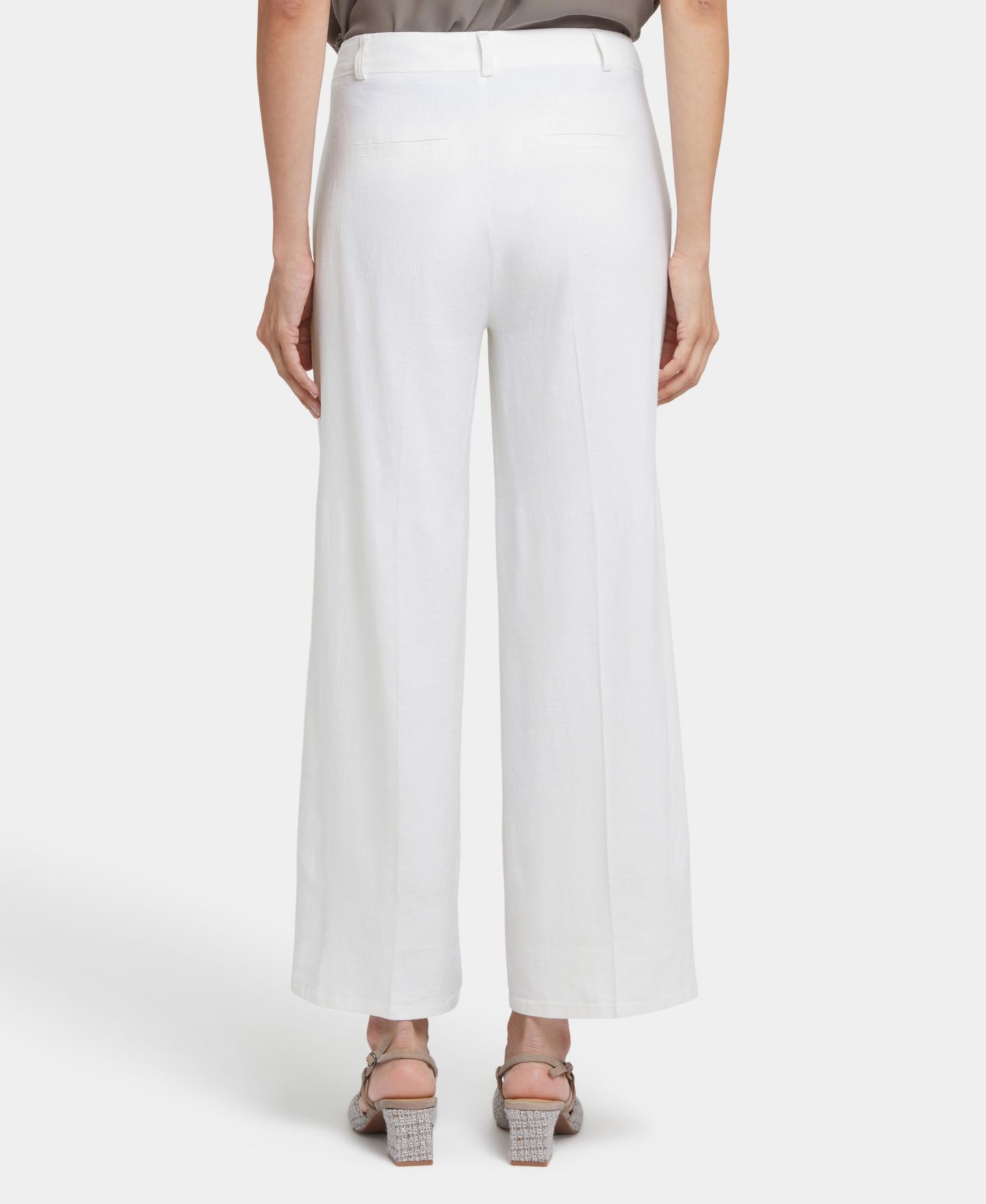 Женские брюки NYDJ Morgan Trouser Mid-rise, цвет: Белый — фото 4