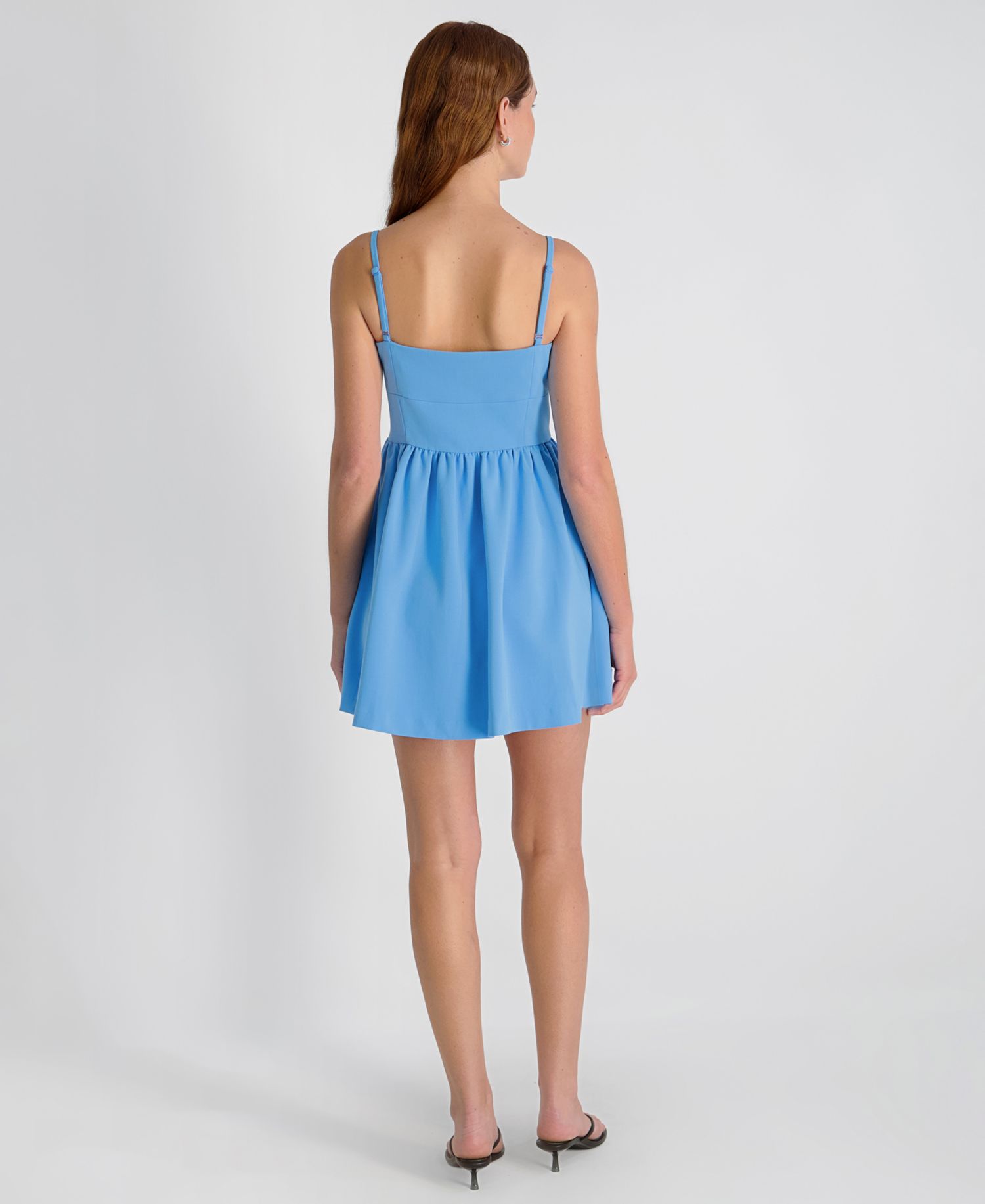 Women's Sweetheart Neck Mini Dress