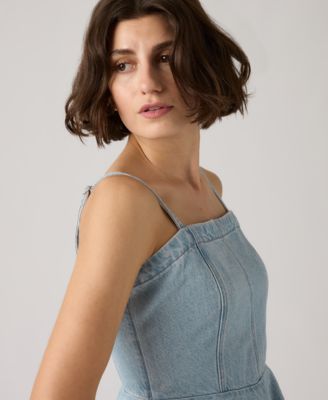 Women's Anderson Sleeveless Cotton Flounce Top