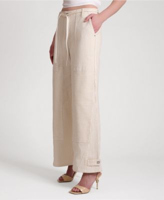 Women's Patchwork Wide-Leg Jeans