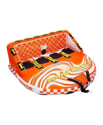 1-4 Rider Towable Boat Tube with Nylon Cover and 22 Handles