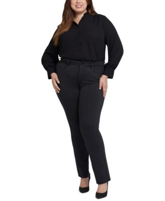 Plus Marilyn Mid-rise Straight Pants