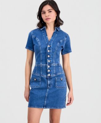 Women's Janna Short-Sleeve Denim Dress
