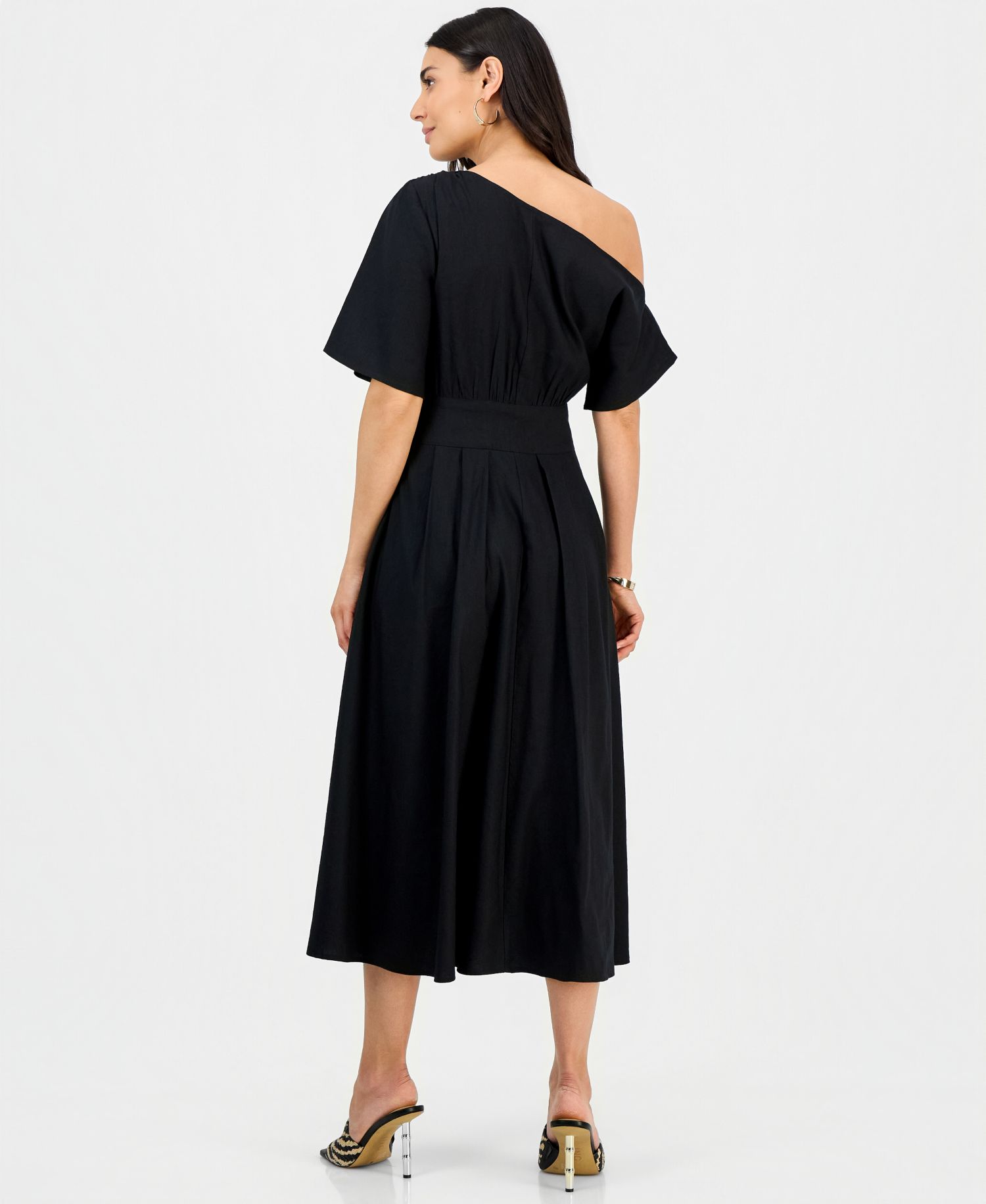 Petite Off-Shoulder Maxi Dress