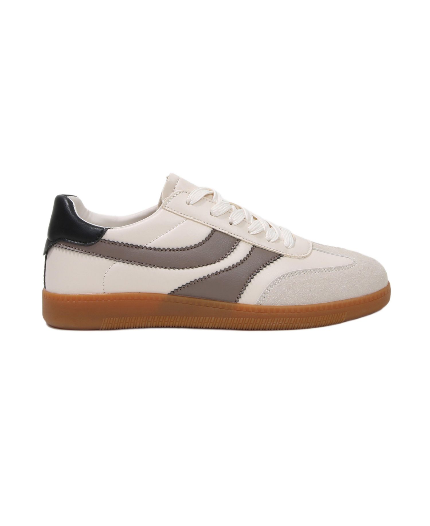 Women's Lilliann Mixed Panel Lace-Up Sneakers