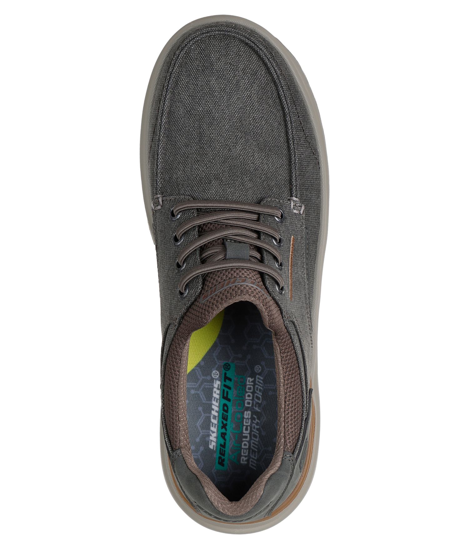 Мужские кроссовки Skechers Relaxed Fit: Altman - Finch Casual, цвет: Тёмный серо-коричневый — фото 5