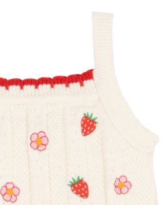 Baby Girls' Embroidered Tank Top and Chambray Shorts, 2-Piece Set