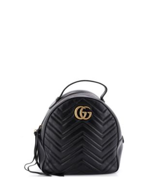 Small GG Marmont Backpack Matelasse Leather