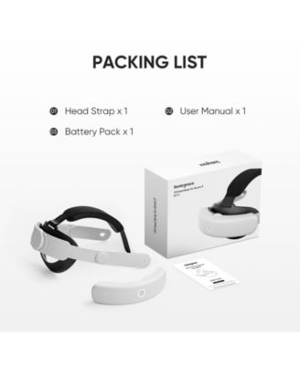 S3 Pro Battery Head Strap for Meta Quest 3/3S - 20W Fast Charging, 8000mAh Magnetic Battery Pack