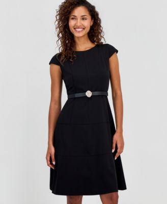 macy's black dresses women Simple Black Dress