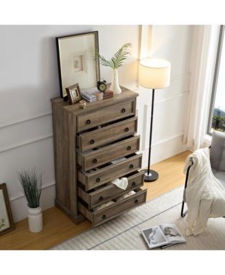 Elegant 3 Drawer Dresser Modern Storage Cabinet with Wide Slides for Small Spaces Bedroom Entryway