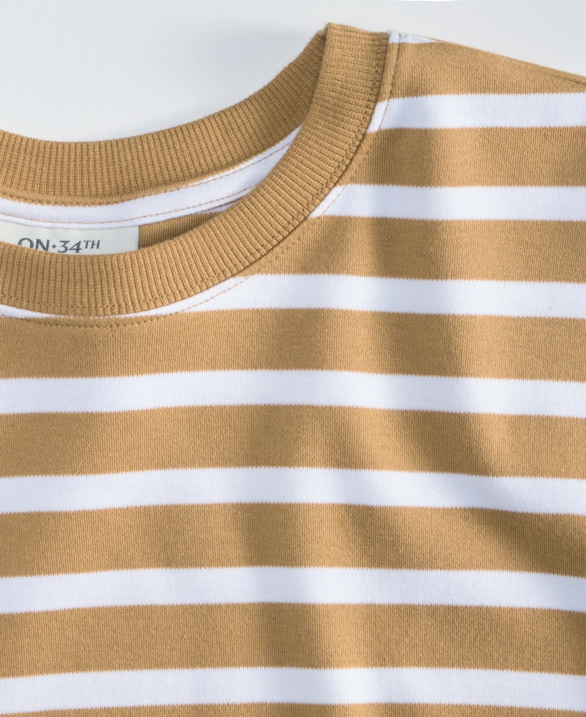 On 34th Women's Primavera Stripe Roll-Cuff Top, Macy's Exclusive