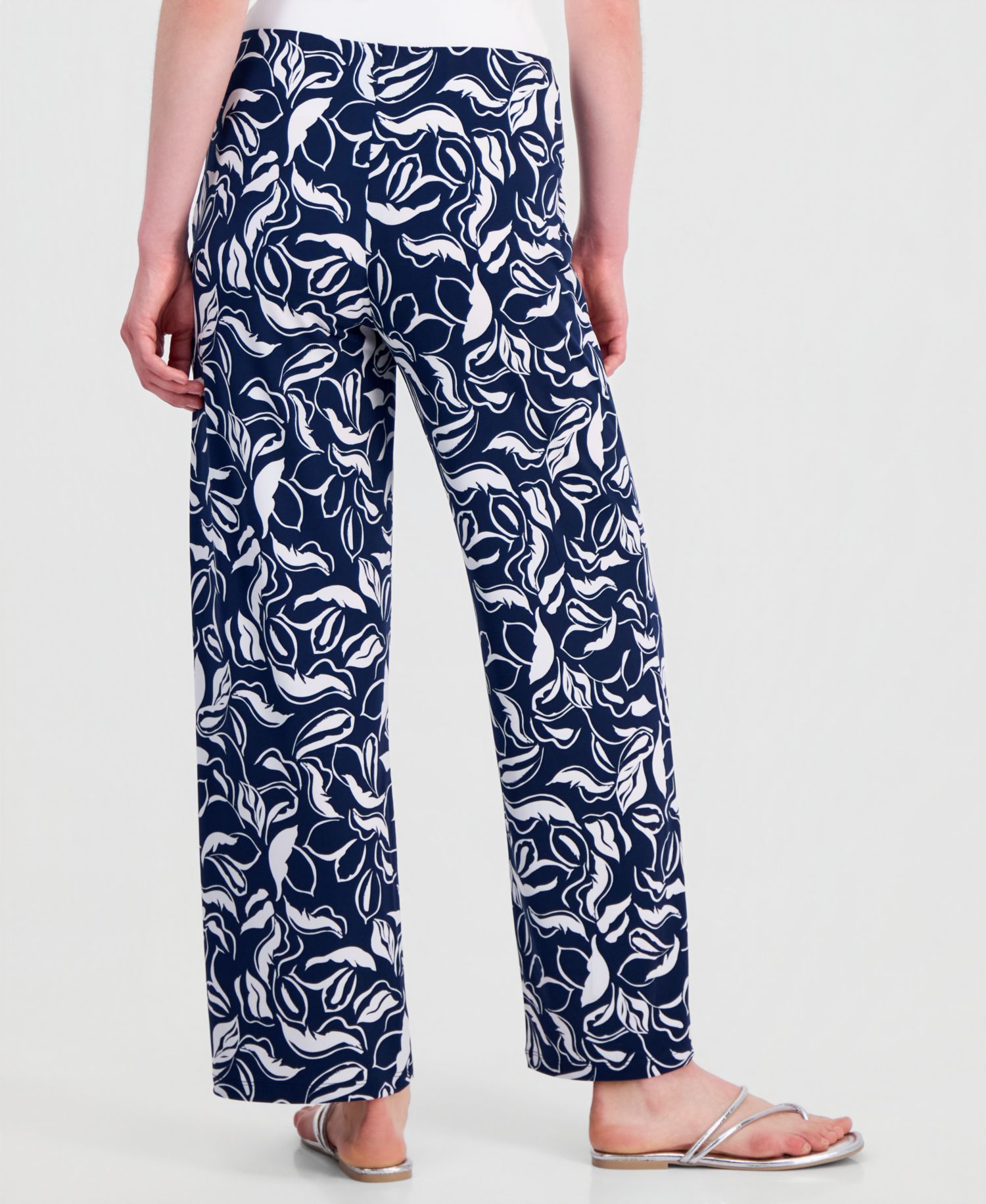 Women's Printed Knit Pull-On Pants