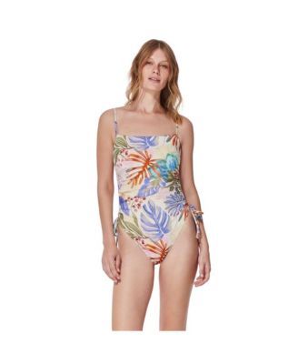 Women's Cherry Blossom C-Cup Square Neck One Piece