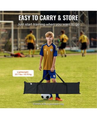 12 x 6 Ft Soccer Rebounder Net with Carry Bag