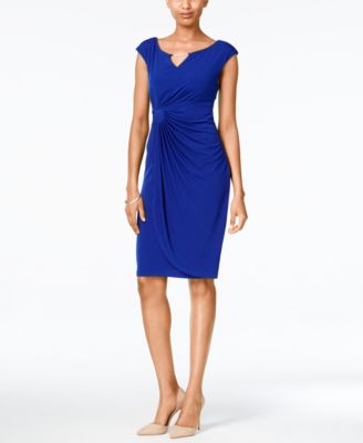 Connected - Petite Chain-Link Draped Dress