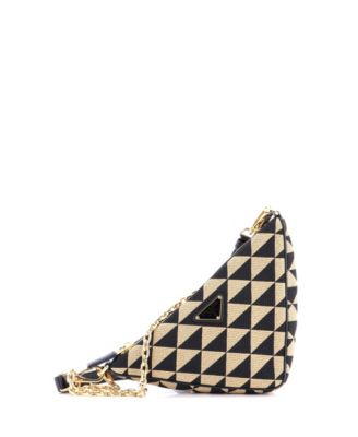 Mini Symbole Triangle Bag Jacquard