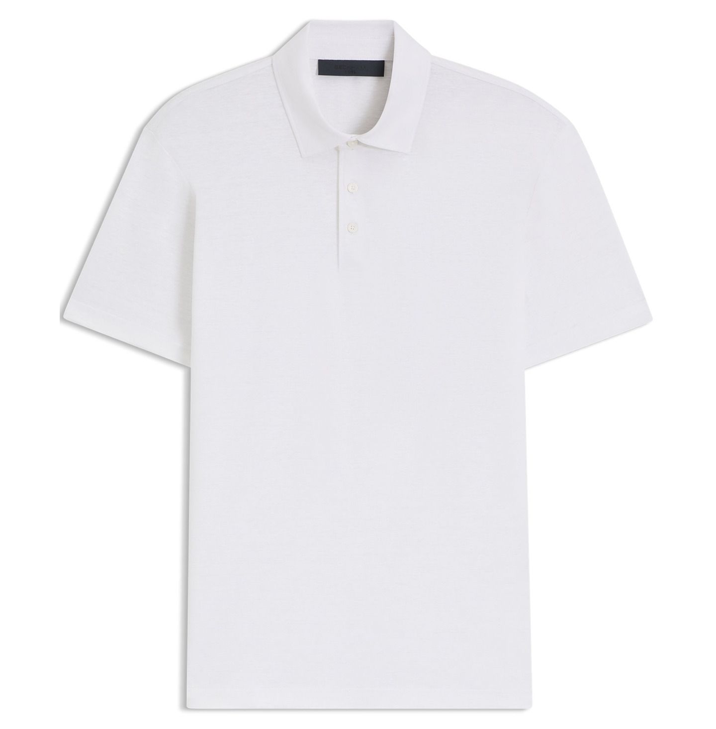 Мужское поло Hugo Boss Beckham x BOSS Linen Polo Shirt, цвет: Белый — фото 3