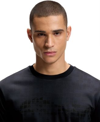 Men’s Mercerised-Cotton Printed Graphic T-Shirt