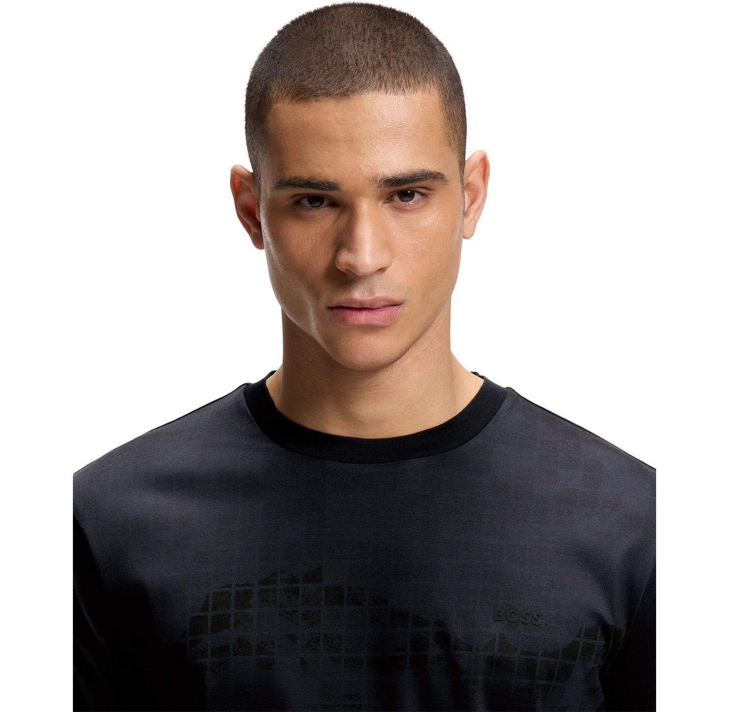 Men's Mercerised-Cotton Printed Graphic T-Shirt