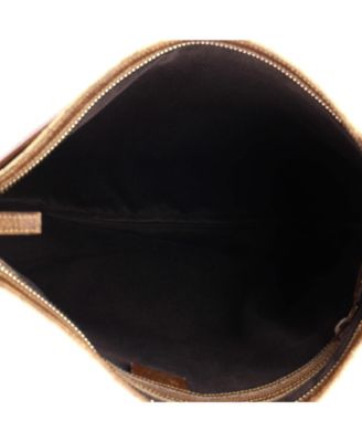 Large Vintage Belted Flat Messenger GG Canvas