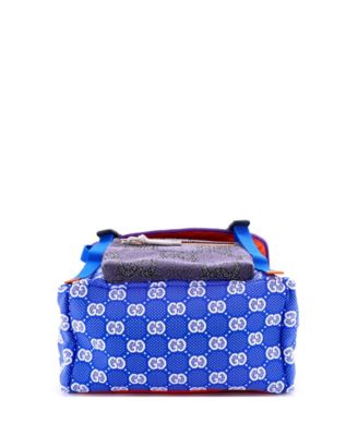 Pre-Owned Gucci Large Panelled Double Buckle Backpack GG  display picture 3