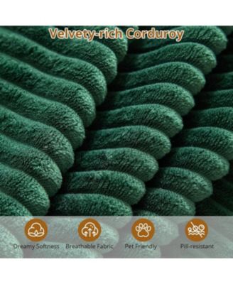 108" Sectional Couch Cloud Modular Modern Linear Sofa with Chaise Lounge, Corduroy Fabric, No Assembly Required