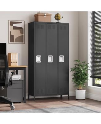 Metal Sorage Locker Combination, Lockable Employees Metal Locker With Door, Industrial Storage Lockers for Home