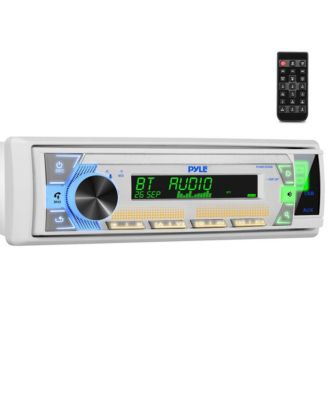 Single DIN AM/FM/MP3/USB/AUX Stereo Receiver with Bluetooth (PLMRL50WB)