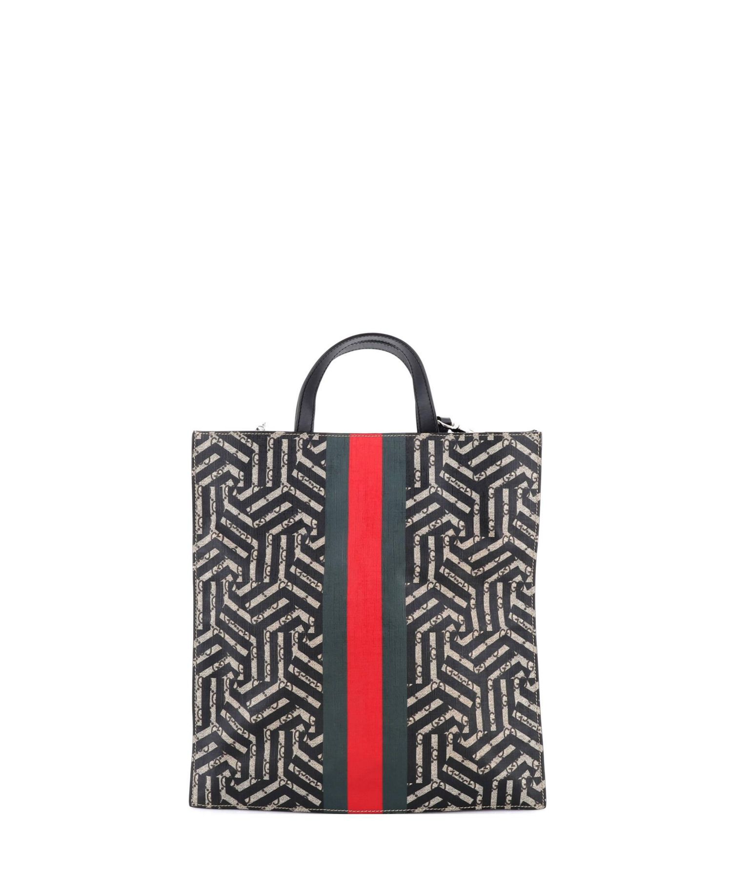 Convertible Soft Open Tote Caleido GG Coated Canvas