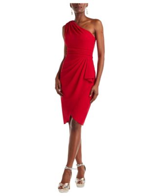 Women's Marston One-Shoulder Draped Cocktail Dress