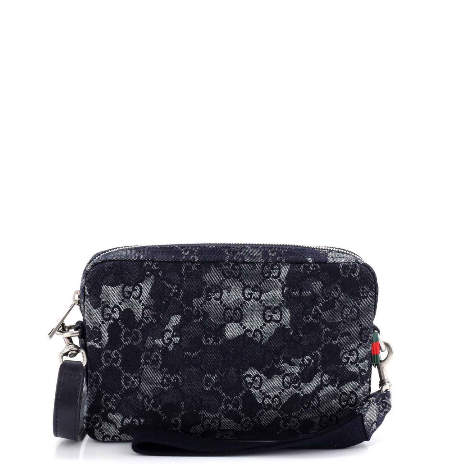 Convertible Crossbody Bag Camouflage GG Denim