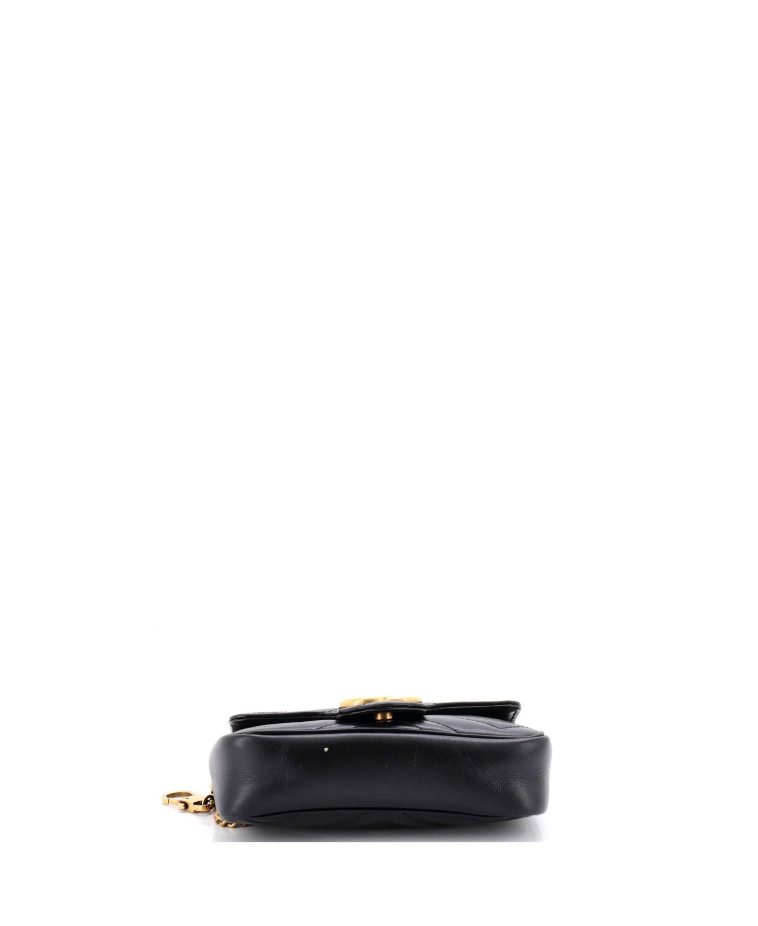 Super Mini GG Marmont Flap Bag Matelasse Leather
