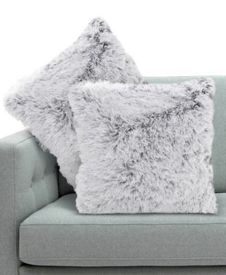 Textured Fluffy Decorative Pillow, 20" x 20"