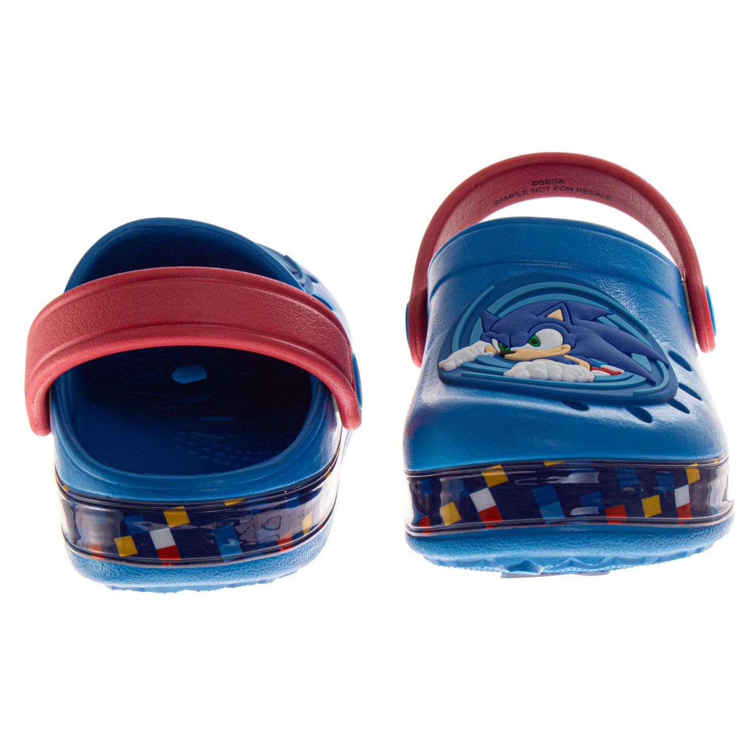 Sonic the Hedgehog Boys Shoes, EVA Clogs, Water Shoes Kids Pool and Beach Sandals Slip-On