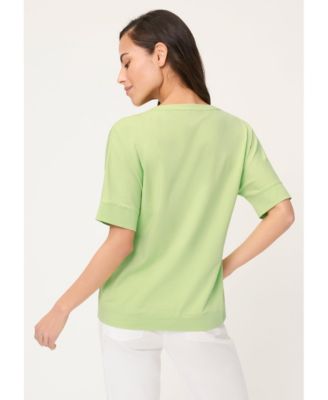 Women's Split Neck T-Shirt