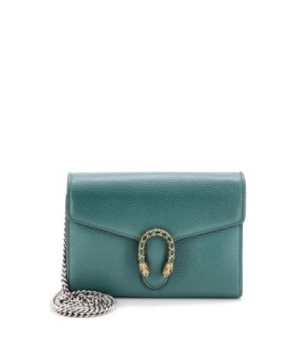 Small Dionysus Chain Wallet Leather with Embellished Detail