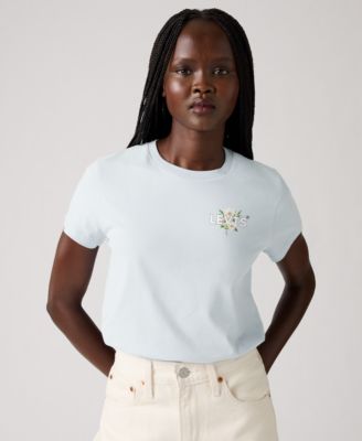 Women's Perfect Graphic Logo Cotton T-Shirt