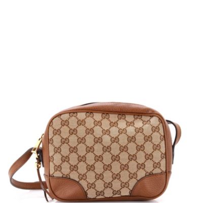 Mini Bree Disco Crossbody Bag GG Canvas with Leather